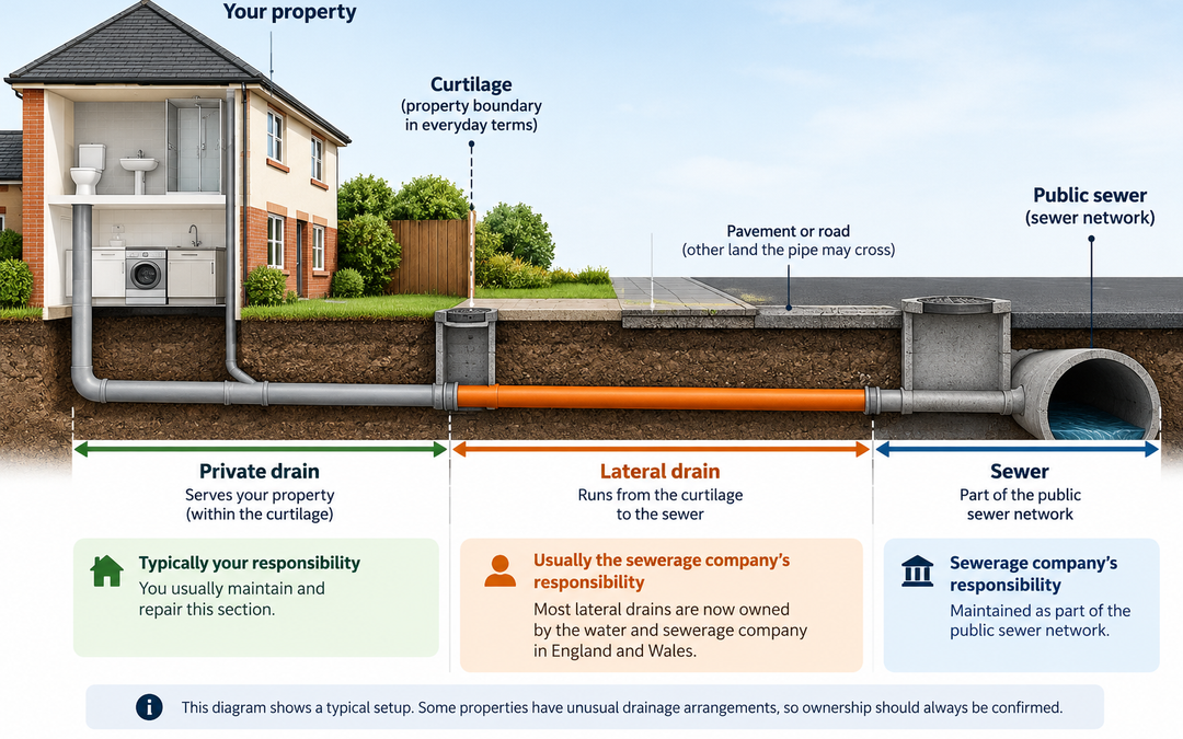 What Is a Lateral Drain? Ownership, Responsibility, and How to Identify One